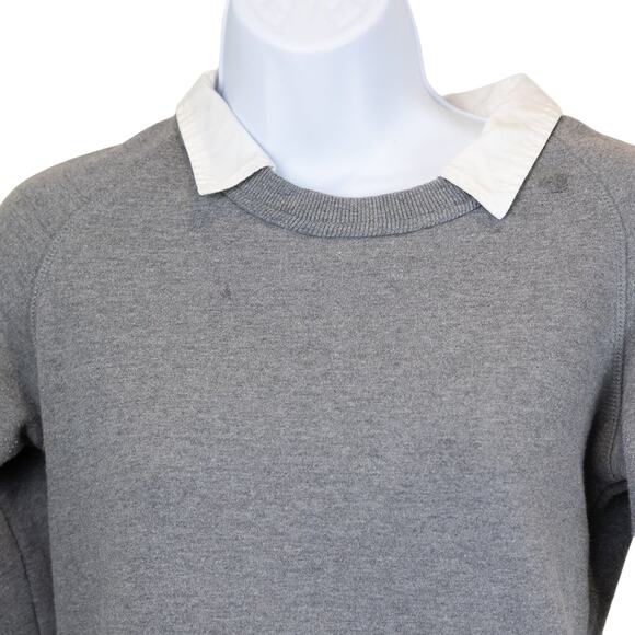 Pinch x Cole Haan Collared Gray White Sweatshirt XS - Picture 6 of 7